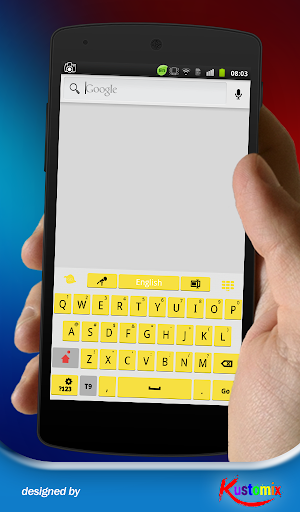 【免費個人化App】Yellow Flat Keyboard-APP點子