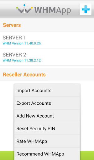 WHM App for Root Reseller