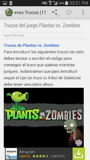 Trucos Plants vs Zombies