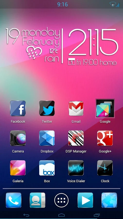 Concept kitkat theme HD 7 in 1 - screenshot