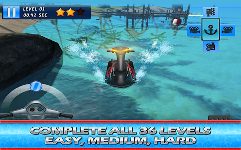 Jet Ski 3D Boat Parking Race Screenshots 4