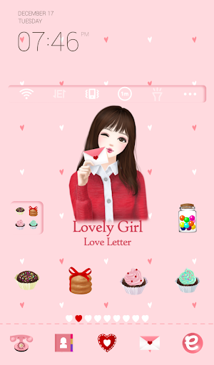 lovely girl dodol theme