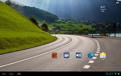 1x1 Clock and Battery Widget poster 3