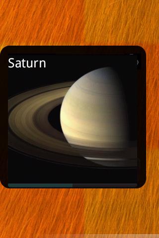Solar System Widget Screen 2