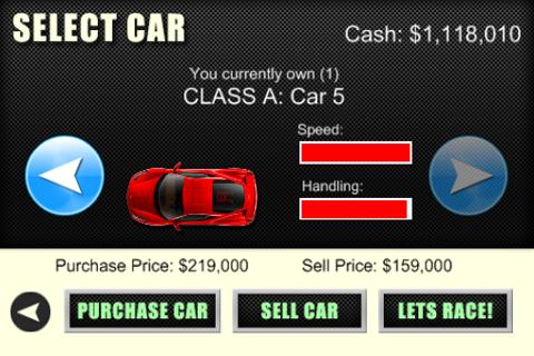 Street Racing Game Screen 3