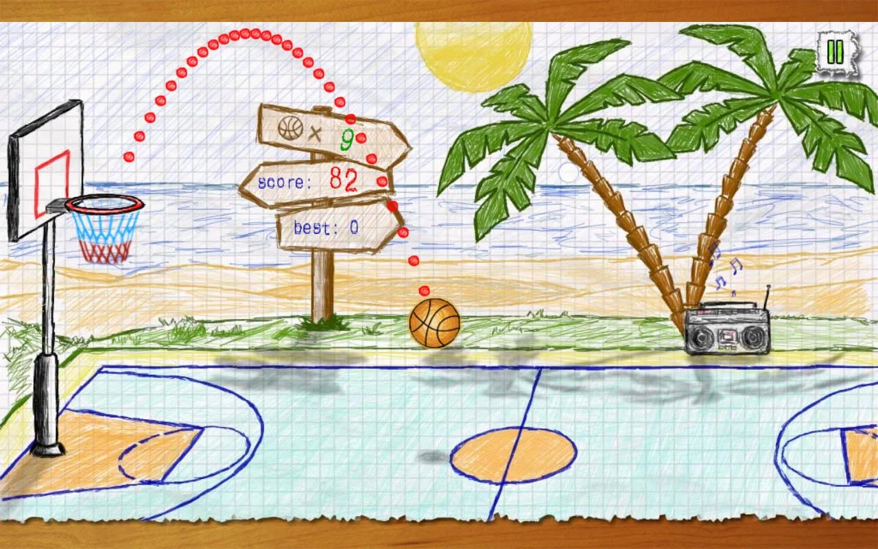 Doodle Basketball - screenshot