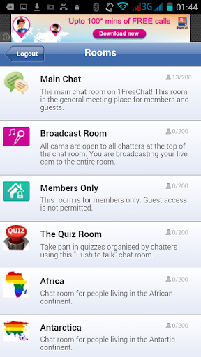 【免費通訊App】1freechat Chat Rooms Community-APP點子