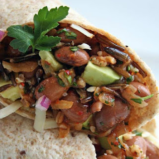 Pinto Bean, Quinoa, and Wild Rice Wrap