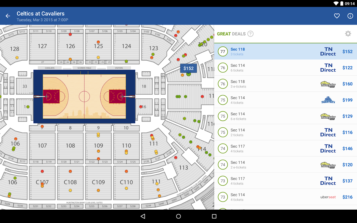 SeatGeek Event Tickets Android Apps on Google Play