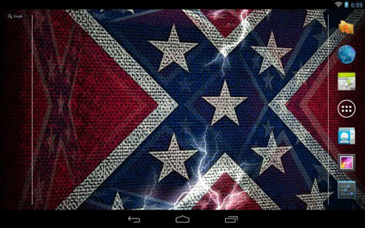 【免費個人化App】3D Rebel Flag Live Wallpaper-APP點子