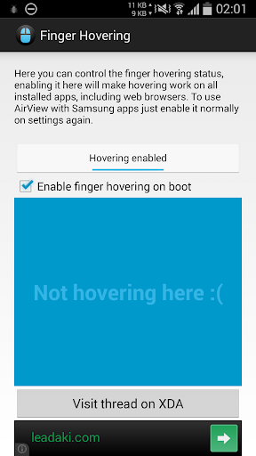 [ROOT] Hovering Finger