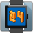 Pixel Art Clock mobile app icon