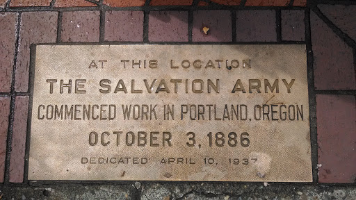 Salvation Army Dedication Plaque 