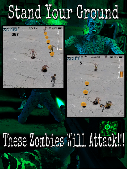 Android application Army vs. Zombie Pro screenshort