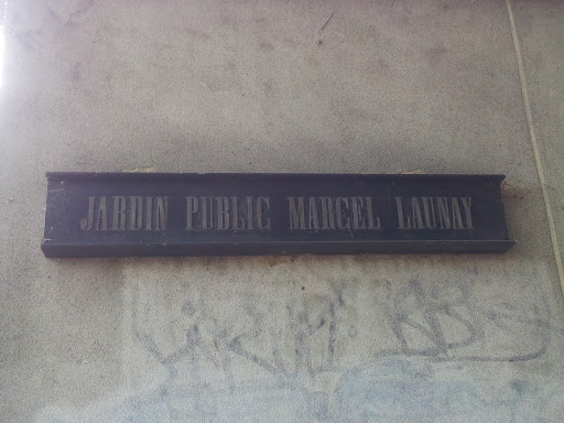 Plaque Jardin Public Marcel Launay