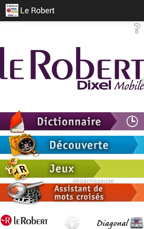 Dictionnaire Le Robert Mobile Screen 1