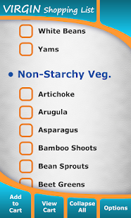 Download Virgin Diet Shopping List APK for Android