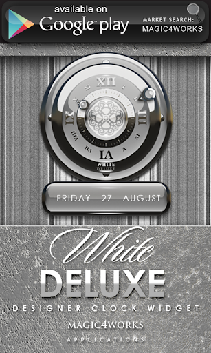 免費下載生活APP|White Deluxe Digital Clock app開箱文|APP開箱王