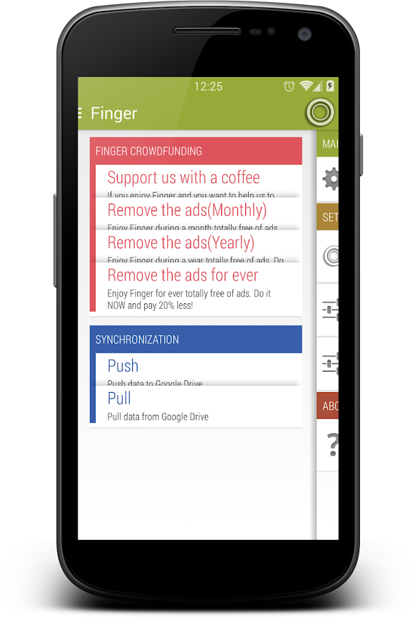 Finger Gesture Launcher - screenshot