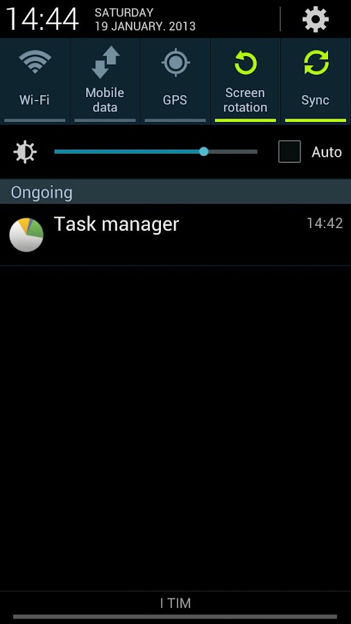 Galaxy s3 task manager