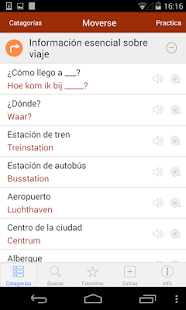 Diccionario Holandés Video Screen 2