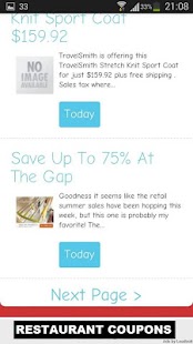 Free Restaurant Coupons APK for Android