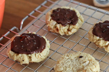 Chocolate Hazelnut Cookies with Espresso Salt