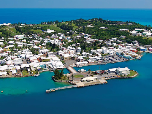 Picturesque St. George's Harbor in Bermuda.