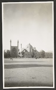 Moskee aan het plein Naghsh-e Jahan, Isfahan, Perzië