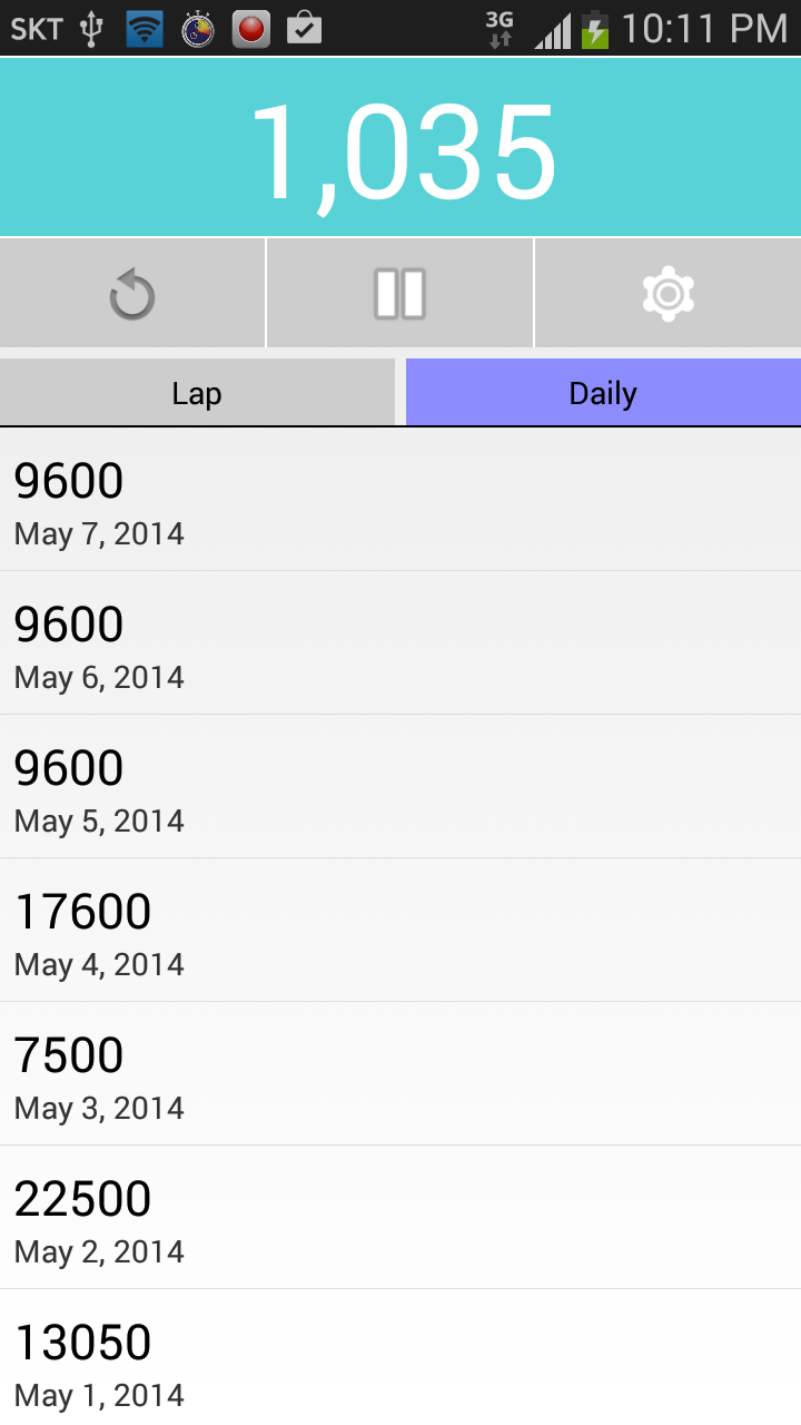 Pedometer - PRO Screen 2