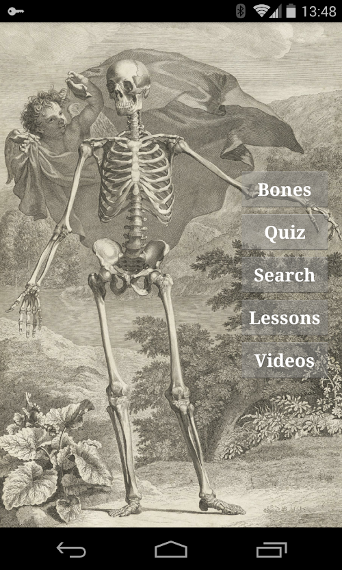 Android application Bones screenshort