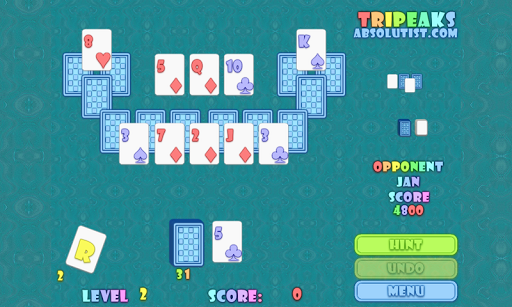 【免費棋類遊戲App】TriPeaks Solitaire-APP點子