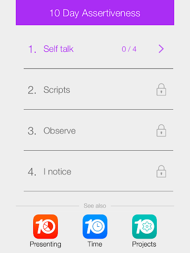 【免費商業App】10 Day Assertiveness-APP點子