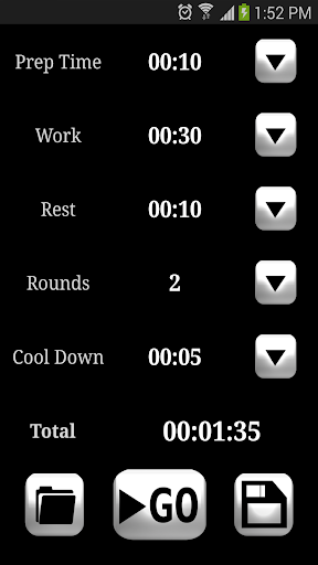 HIIT interval training timer