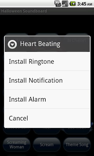 Halloween Soundboard Android app Screenshot 2