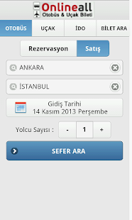 Otobüs Uçak Biletleri Screenshots 1
