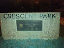 Crescent Park Entry Stone
