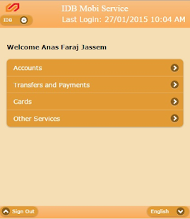 IDB Mobile Banking - náhled
