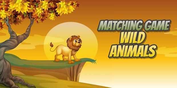 Matching Game Wild Animals