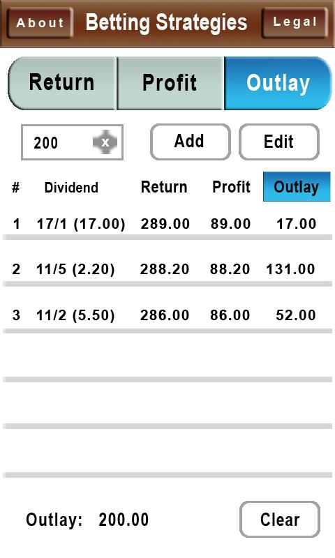 Ideal Bet Screen 3