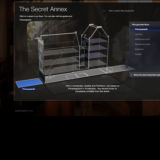 The Secret Annex Online Is A 3d Online Tour Around Anne