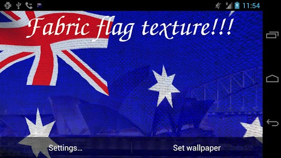 3D Australia Flag LWP + Screenshots 8