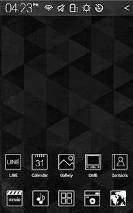 Black and White Atom theme