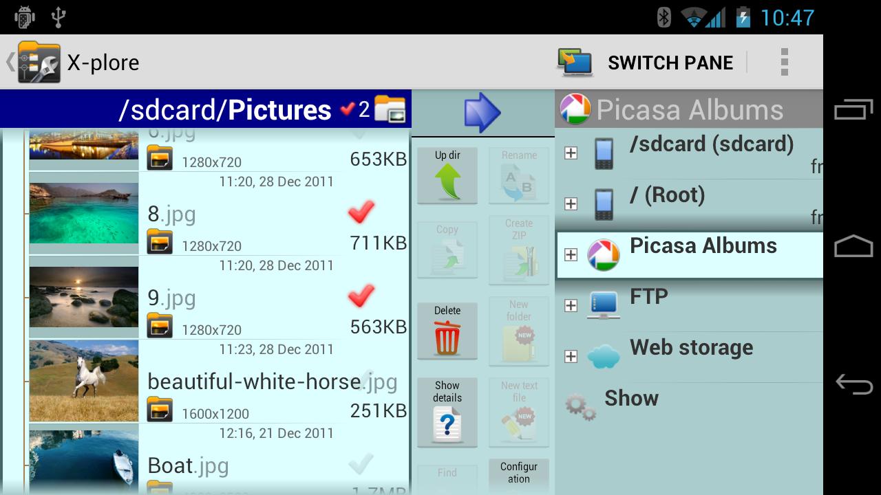 X-plore File Manager - screenshot