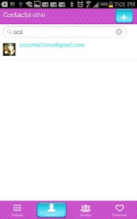 GO CONTACTS-TurquoisePurpleFlo Screenshots 2