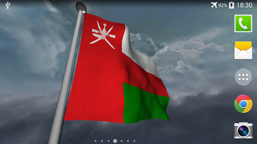 免費下載個人化APP|Oman Flag + LWP app開箱文|APP開箱王