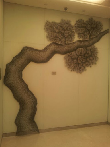 The Tree Sepia Mural