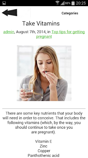 Tips for getting pregnant