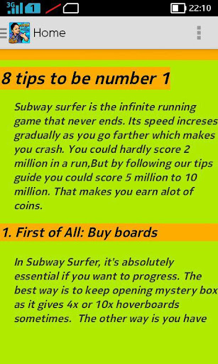 Guide For Subway Surf Runners