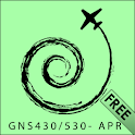 GARMIN 430/530W RNAV Approach logo